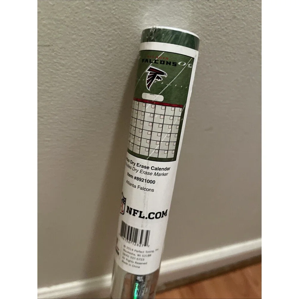 NFL Atlanta Falcons Jumbo Dry Erase Wall Calendar
